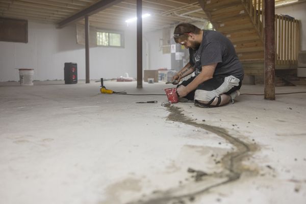 Concrete Floor Repair in Monument