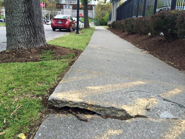 Cement Sidewalk Repair in Monument